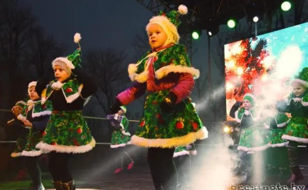 Открытие новогодней ёлки Ленинского района